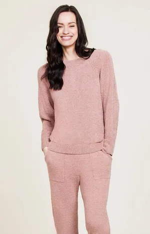 Barefoot Dreams - CozyChic Lite Rib Blocked Pullover thumbnail 1