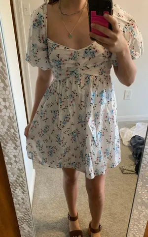 Altar'd State Floral Dress thumbnail 1