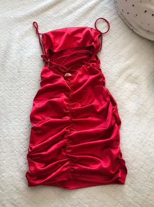 Boutique Red Mini Dress thumbnail 2