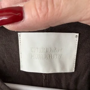 CITIZENS OF HUMANITY Brown Long Sleeve Cotton Henley ~ Women's Size XL thumbnail 4
