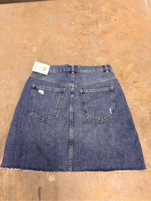 Free People Denim Western Country Jean Skirt NWT Women’s 26 thumbnail 6
