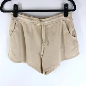 Lacausa Zephyr Shorts Sweatshort Lightweight Terry Organic Cotton Beige L thumbnail 3