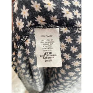 Carly Jean Los Angeles Floral Midi Dress Daisy Print Cottagecore Coquette Boho S thumbnail 6