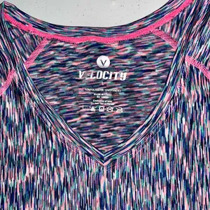 Velocity Athletic V Neck Top Pink Size L thumbnail 5