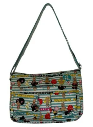 RARE Y2K Harajuku Lovers Gwen Stefani Sunshine Cutie Angel Pinup Girls Bag thumbnail 1