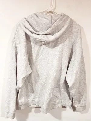 Skims Cotton Fleece Classic Hoodie Pullover Sweatshirt Grey Size XS thumbnail 4