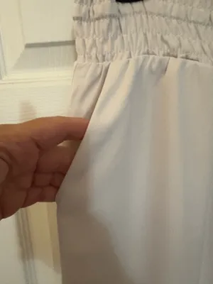 NWOT unbranded, cream color lined pants thumbnail 5