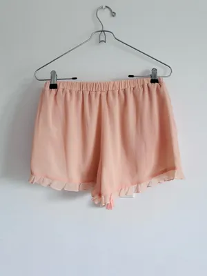 Lovers + Friends Peach Ruffle High Waist Tie Front Shorts NWT Romantic thumbnail 6