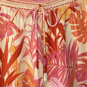 Haute Hippie Shorts Size Medium Hawaiian Tropical Floral India Summer Resort thumbnail 4