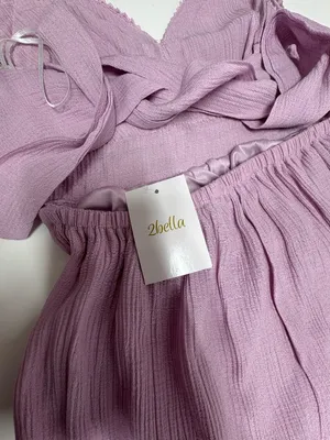 2Bella Sausalito Lilac Maxi Dress With Lining - Size S.‎ NEW With Tags in Bag. thumbnail 11