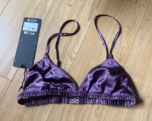 ALO Yoga Silk Luminous Bra thumbnail 1