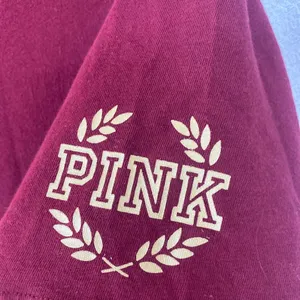 Pink Victoria Secret w/5th & Ocean FSU UNCONQUERED Graphic Tee sequin women sz S thumbnail 5