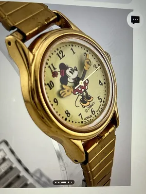 Vintage Lorus Disney Minnie Mouse Gold Tone Women's Watch thumbnail 2