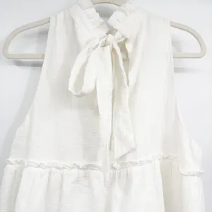 Pomander Place Tuckernuck Womens White Morgan Ruffle Tiered Gauze Mini Dress XL thumbnail 9