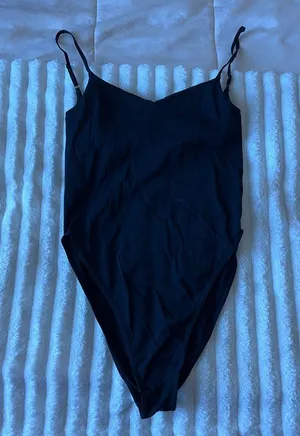 Free People Intimately Free Black Bodysuit thumbnail 1
