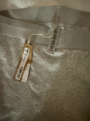 SKIMS Boxer Shorts Light Heather Grey Cotton Rib thumbnail 3