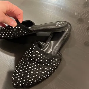 Loafer black and silver stud Size 7.5 thumbnail 3