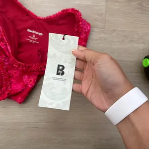 Blackbough Red and Pink Bikini Bottoms Amelia Frilled Cheeky Bottoms/Flowerbomb thumbnail 6