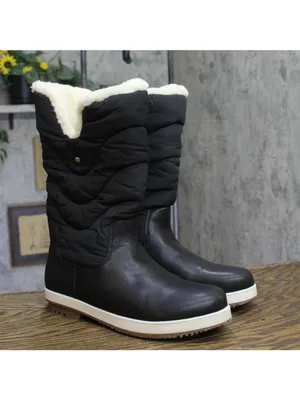 Journee Collection PIPPAH Shearling Lined Cold Weather Boots Black 10M thumbnail 2