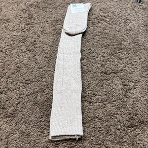 Pudus Beige Knee High Sweater Socks Size 6 thumbnail 6