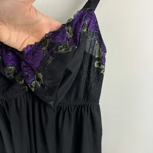 Torrid Black Mesh Lace Babydoll Sz 1X thumbnail 7