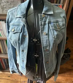 The Limited denim elevated basics minimalist S jacket thumbnail 1