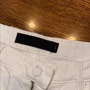 Alexandra wang denim white distressed jean pant 29 cult thumbnail 5