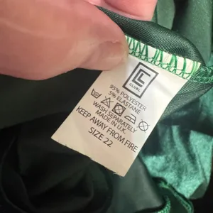 Club L London Green Velvet Cape Midi Dress V-Neck Sheath XXL holiday Cocktail thumbnail 8