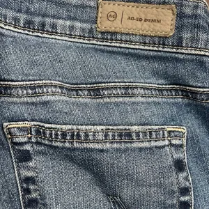 AG Adriano Goldschmied Farrah Boot High Rise Denim Jeans SZ 27 Flared Raw Hem thumbnail 4