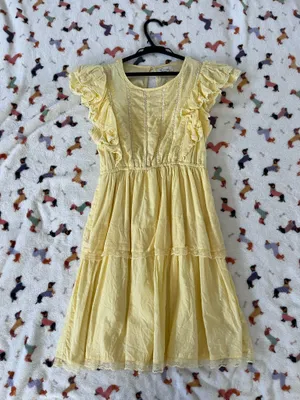 Yellow Mini Dress thumbnail 2