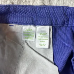 Lilly Pulitzer Callahan Stretch Shorts Textured Chino‎ Purple Size 10 thumbnail 5