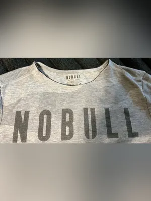 NOBULL Gray Camo Short Sleeve Tee with Logo thumbnail 3