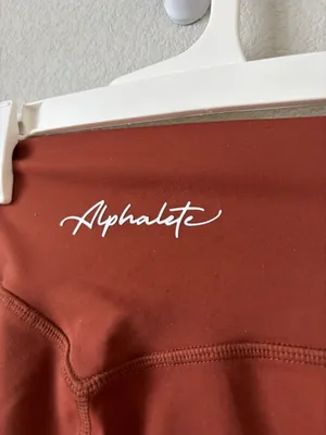 Dark Orange Alphalete Seamless Leggings thumbnail 8