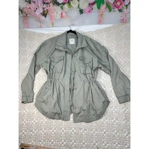 Custom Abercrombie & Fitch Utility Jacket Women’s XL Western Sunflower Boots thumbnail 10