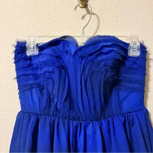 Do & Be Royal Blue Strapless Full Dress thumbnail 3