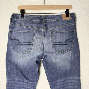 American Eagle Skinny Jeans Mid-Rise Stretch Denim Women's size 12 thumbnail 6