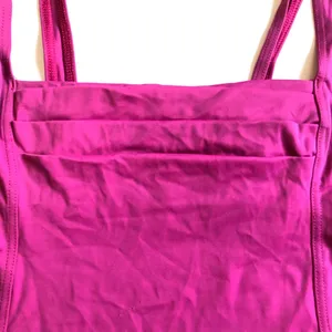 ASOS swim hot pink tankini top sz 6 thumbnail 2