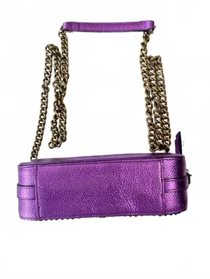 Kurt Geiger Kensington Rainbow Leather Crossbody Bag Crystal Eagle Chain Handbag thumbnail 3