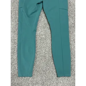 Alo Yoga Checkpoint 7/8 Leggings High Waist Drawstring Pockets Ocean Teal Sz XS thumbnail 7