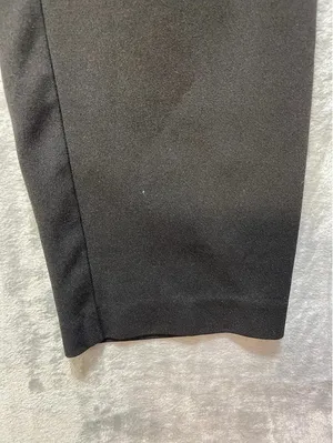 Anne Klein Womens Black Stretch Ankle Pants Size Large Pull On Elastic Waist thumbnail 6
