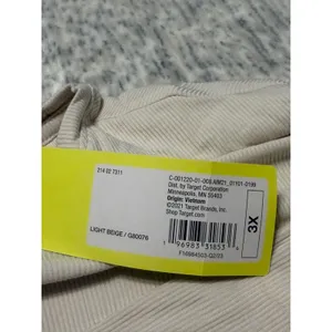All in Motion Women's Light Beige Twist Front Long Sleeve‎ Top 3X NWT thumbnail 3