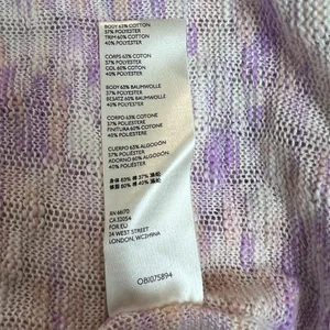 We The Free People Top Womens Medium Open Knit Spaced Out‎ Scoop Neck Thumbholes thumbnail 15