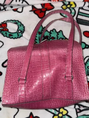 Vintage Liz Claiborne Faux-Croc Shoulder Bag thumbnail 6