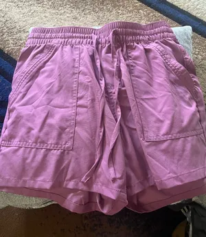 bcg Pink Elastic Waist Athletic Shorts thumbnail 1