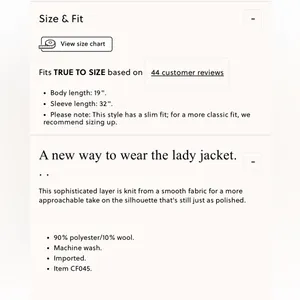 New With Tags JCrew Cropped Lady Jacket Sz S thumbnail 8