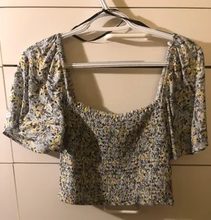Floral Crop Top thumbnail 1