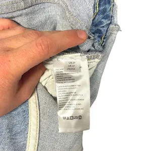 Free People Shelby Denim Overalls Blue Wash‎ Size 27 thumbnail 11