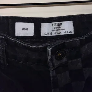 Bershka Mom Jeans Checkered thumbnail 2