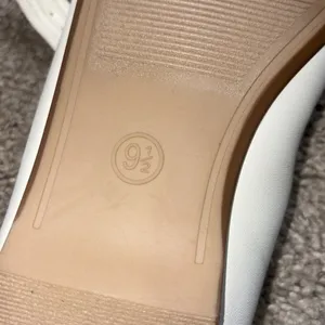 Wild Fable White Mary Jane Flats vegan leather size 9.5 thumbnail 5