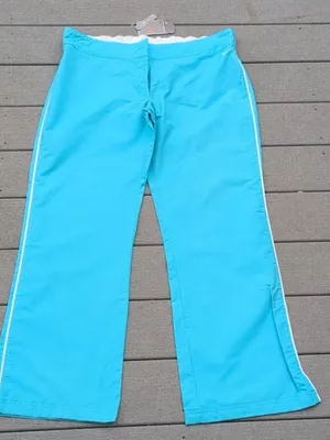 NWT Nike Low Rise Swishy Pants | Women's Nike Blue Track Pants thumbnail 1